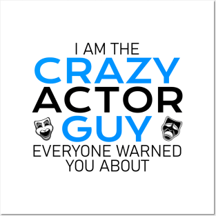crazy actor guy Posters and Art